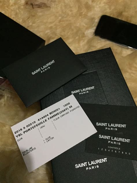 does ysl have authenticity card|brand new authentic ysl handbag.